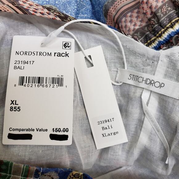 STITCHDROP Womens XL Lovina Bali Boho Maxi Dress NEW - Picture 10 of 12